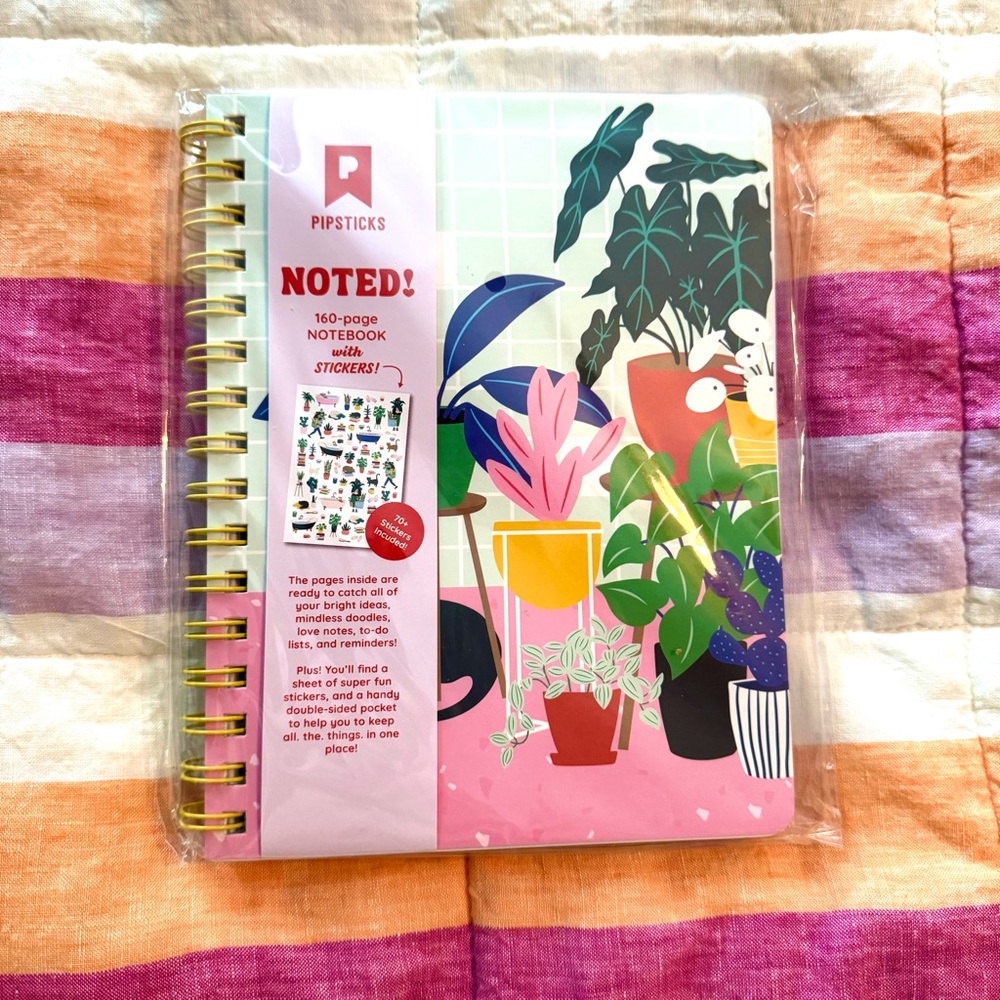 New Pipsticks Let it Grow Notebook